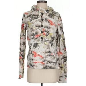 Vintage 90s Lucky Brand Bonsai Crane Pullover size medium